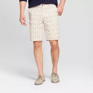 Men's Pineapple Print Linden Flat Front Shorts